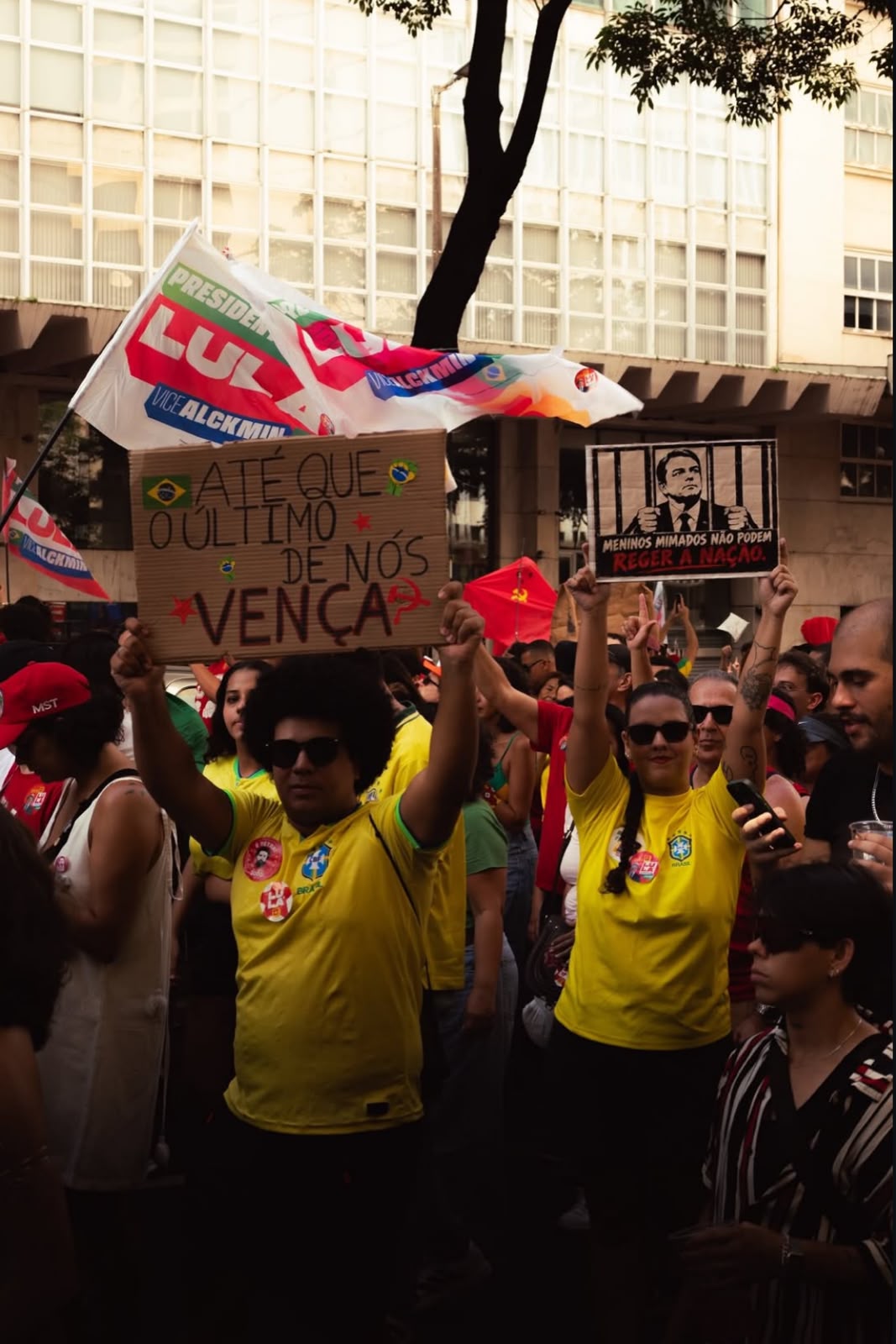 Ato em defesa da soberania nacional em BH. Foto: Marcos Eduardo