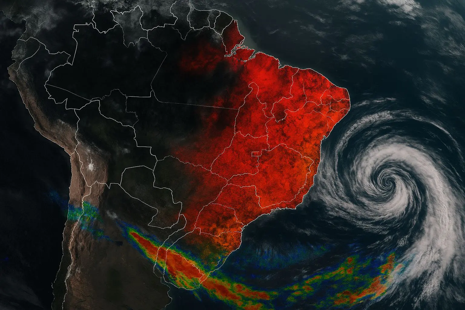 Ciclone muda o tempo e coloca Minas em alerta para chuva forte